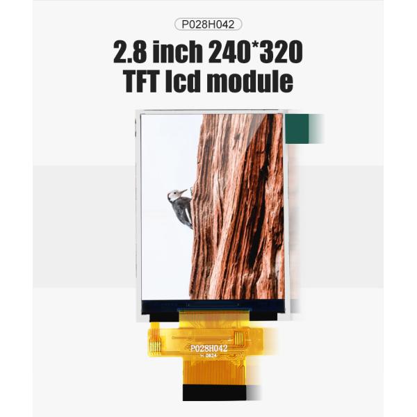 Polcd MCU 8 Bit 2.8 Lcd Module 57.6Mm Touch Screen Display Modul 12 0'CLOCK