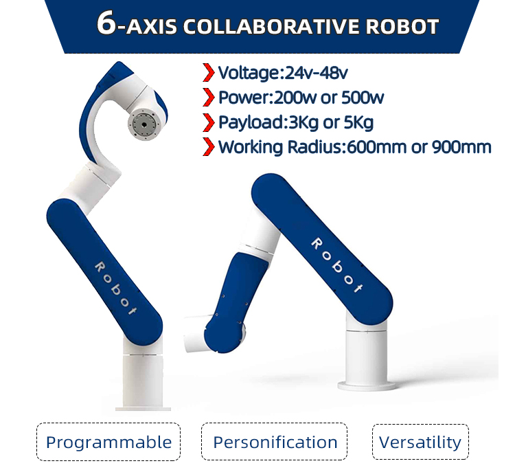 Foxtechrobot New Arrival Low Cost ROS Industrial Automated Collaborative 6-Axis Collaborative Robotic Arm