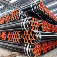 Tubo de aço carbono de grau Q345B Tubo de aço carbono elevado com tampas de plástico