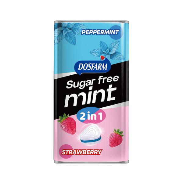 Healthy Peppermint Strawberry Mints Sugar Free Mint Candy Manufacturer