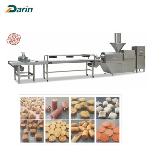Linha de produção espasmódica frio dos alimentos para animais de estimação dos petiscos do animal de estimação da carne expulso