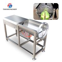 Machine de découpage en tranches automatique pneumatique de melon de miellée de machine de découpage en tranches de courge de cire de machine de découpage en tranches du melon 58KG et du fruit