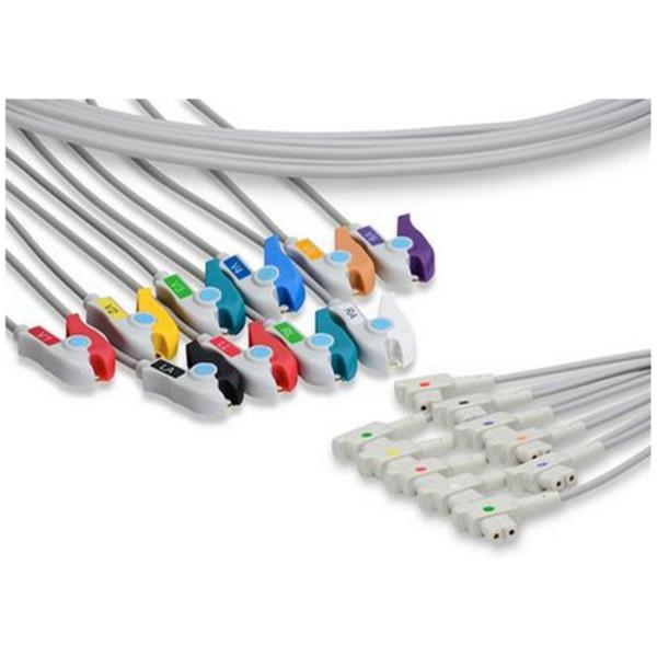 Кабель ГЭ медицинский МАК6/8 ЭКГ 12 аксессуара подводящих проводов медицинских костюм 10/