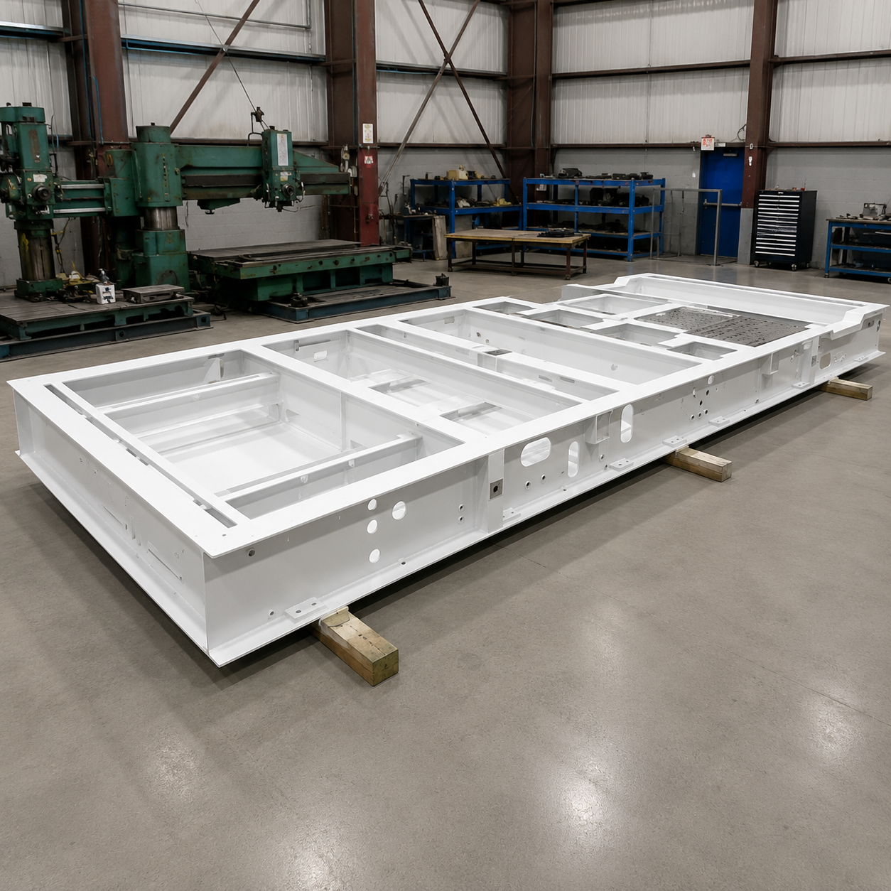 Large Industrial Equipment Components Precision Industrial Machinery Parts For Heavy Machinery