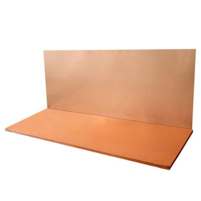 Folha de cobre de bronze fina principal por atacado da espessura 1mm da placa de cobre da qualidade