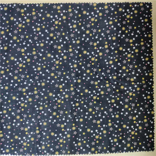 Printed Dobby Cotton Dress Fabric , 60x60 Yarn Count Fashion Apparel Fabric