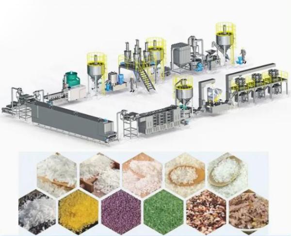 CE Standard Food Extruder Machine Nutrition Powder Extruding Line