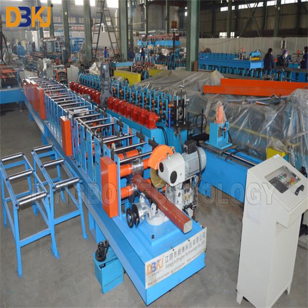 18 Roller Stations Roof Panel Roll Forming Machine Downspout Roll Forming Machine 3Kw