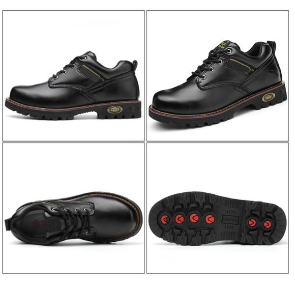 Безопасные ботинки с стальной крышкой на ногах и стальной средней подошвой