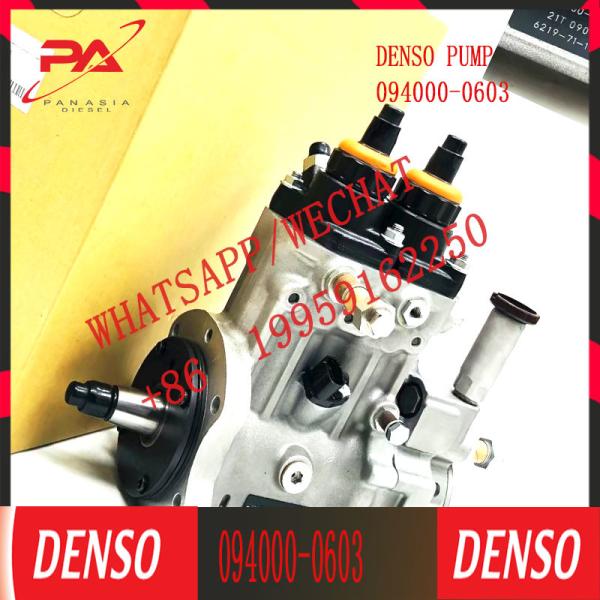 Fuel Pump 6245-71-1111 094000-0603 for Excavator PC1250-8 Wheelloader Wa600-6 Engine SAA6d170e-5