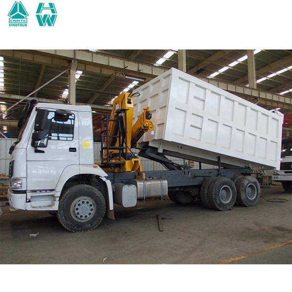 Sinotruk Heavy Duty HOWO 6x4 10 wheel Truck Mounted Crane with Knuckle Boom