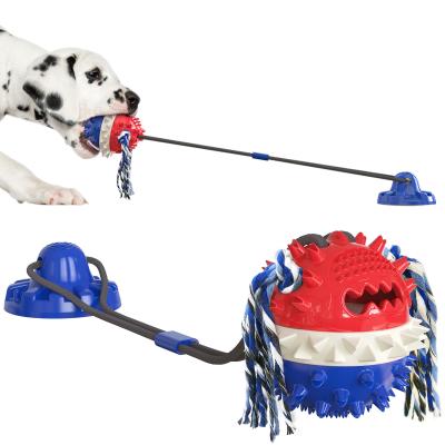 Bola lenta do alimentador do cão interativo de borracha do treinamento do Q.I. dos brinquedos do animal de estimação