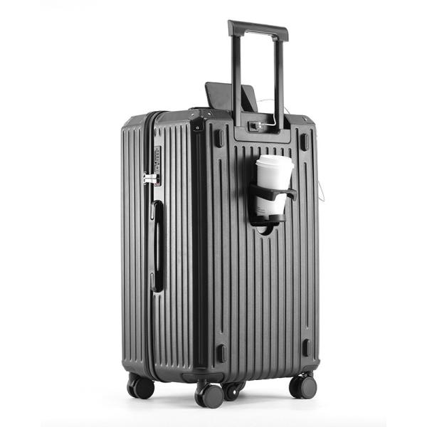 2311 Mother Child Box Fahion butler hardshell suitcase  USB charging luggage coffee cup tray waterproof large capacity boys and girls suitcase travel case