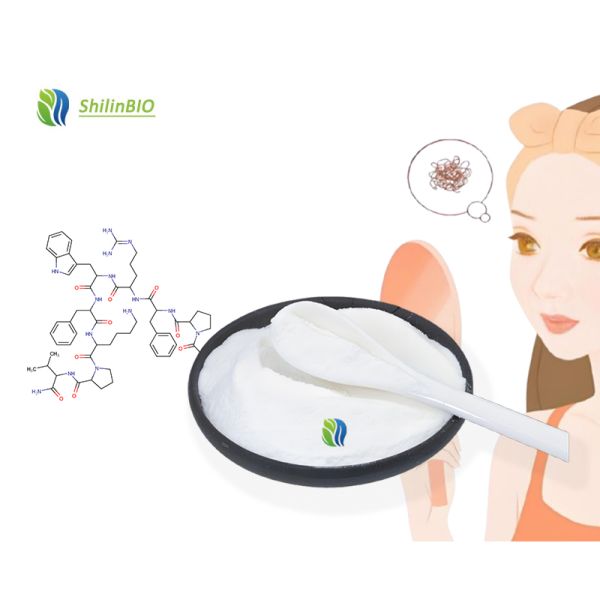 Factory Supply Cosmetic Grade Raw Material Powder Skin Whitening Cas No 158563-45-2 Melanostatine 98% Nonapeptide-1