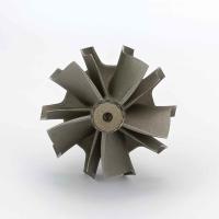 MS-TECH Turbo RHF5H Arbre de roue de la turbine RHF5B VZ60 Ind 53 mm Exd 46,5 mm Blades5+5 Pour les améliorations de la turbine
