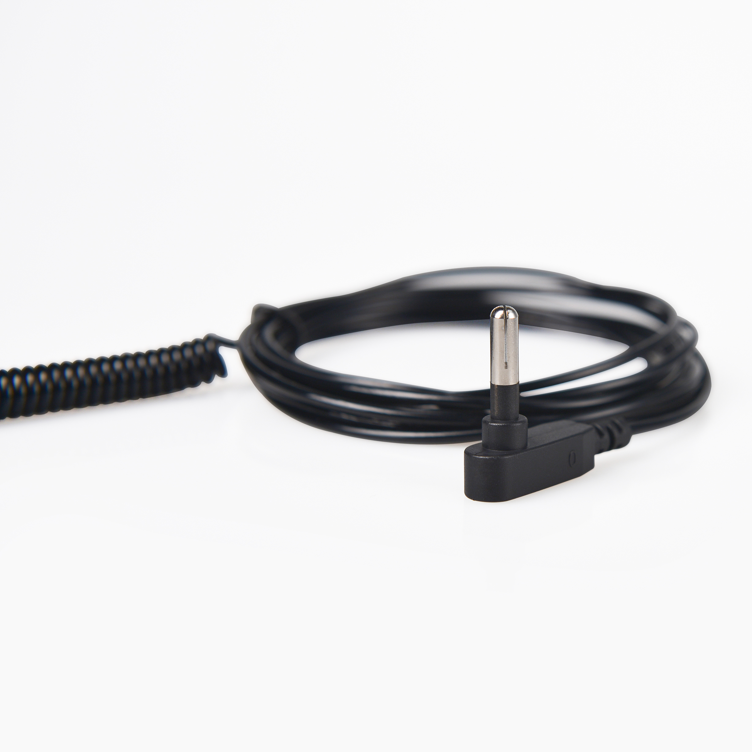 15ft White PU Conductive Grounding Earthing Cable 20ft Coil Cord with Black & White Connected Mat Sheet Safety Products