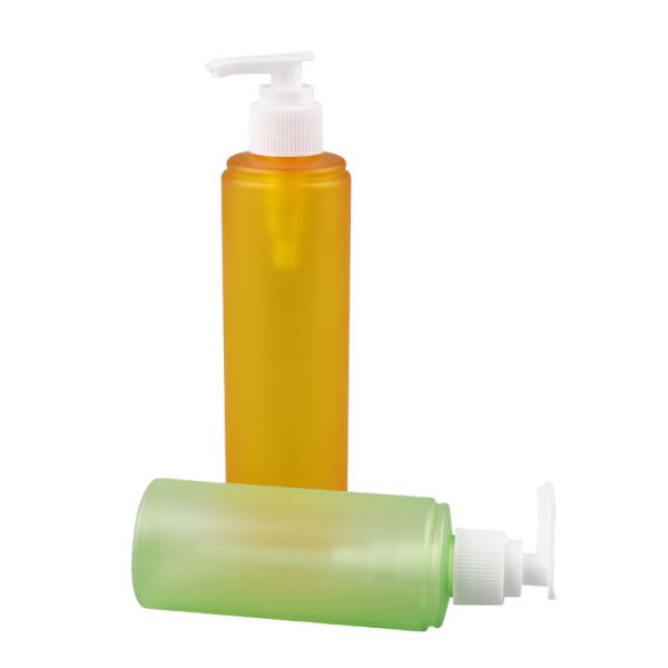 200ml 300ml 350ml Cosmetic Lotion Pump Packaging PET Shampoo Bottle