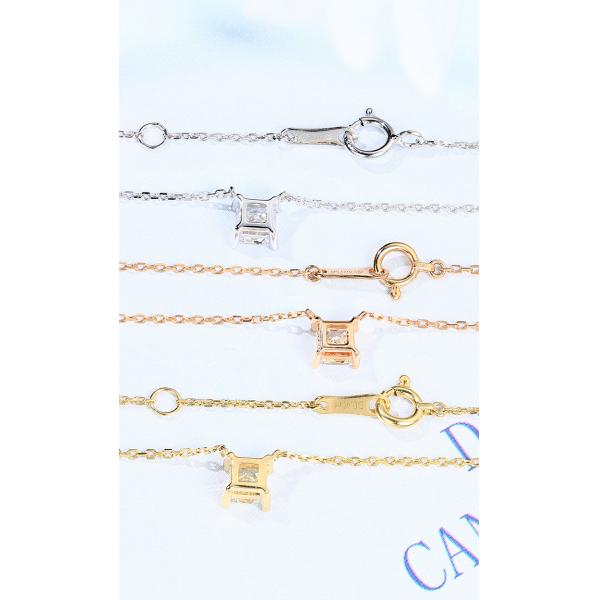 золото желтого цвета бриллиантового колье Пасьянса бриллиантового колье золота 0.20ct 18K принцессы Резать