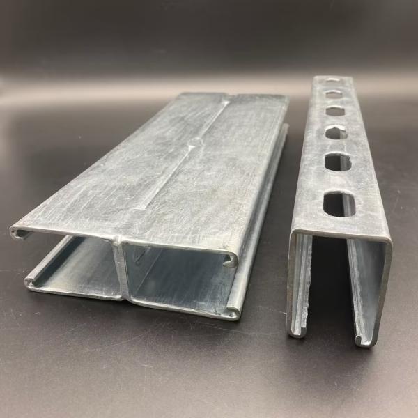 41x124 Perforated Double Strut Channel Stainless Steel Back to Back Channel