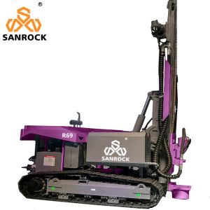 Pile Driver machine photovoltaic engineering construction crawler hydraulic drilling rig