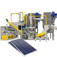 Máquina de desquadramento de painéis fotovoltaicos Solução de alta taxa de separação para reciclagem de painéis solares