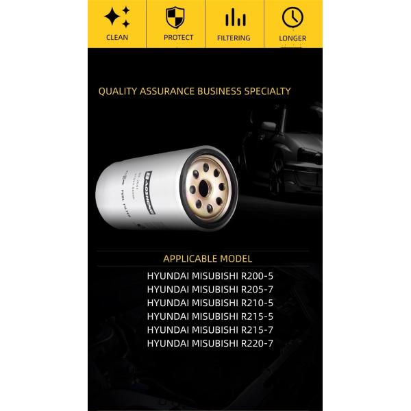 31945-84040 FC28040 Excavator Fuel Filter For Hyundai Mitsubishi