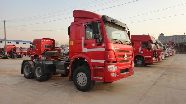 Sinotruk howo 6x4 prime mover LHD or RHD 10 wheels tractor / prime mover truck 371hp