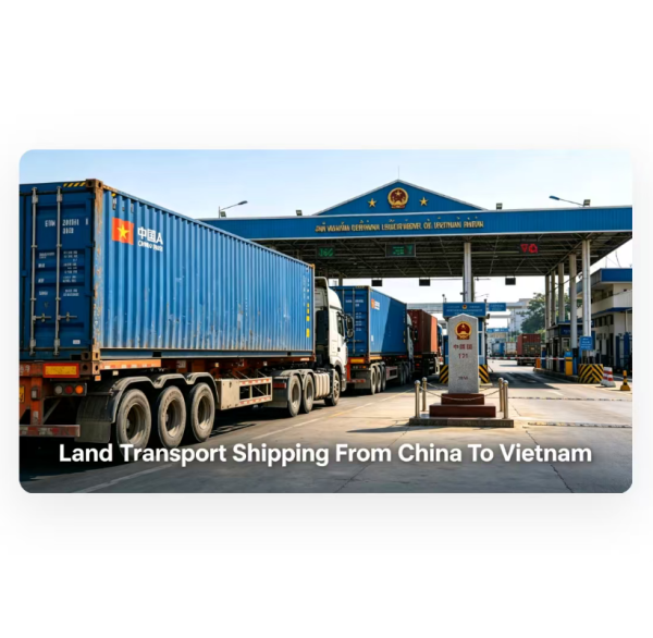 General Goods Shipping to Vietnam Land Transport DDP Door To Door Logistics