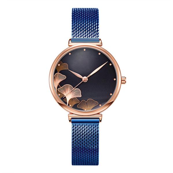 наручные часы симметричное 3ATM кварца женщин случая 9mm делают водостойким