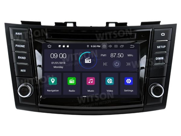 Stereo de automóvel de 7' de tela com DVD para Suzuki Swift 4 Ertiga 2011-2017