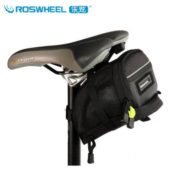 Free shipping Bicycle bike Bag Saddle Back Seat Tail Bike Bag Pouch Basket Velcro straps M