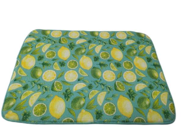 esteira imprimindo decorativa da secagem do prato de 20x15inch Microfiber