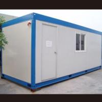 Casas de contenedores de una sola planta de acero estándar de 20 pies/40 pies con sistema eléctrico preinstalado