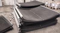 0,7 - acier au carbone moyen serti par replis par Gi du grillage 45# de 20mm