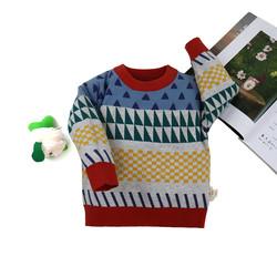 Children's Jacquard Pattern Kid Knitted baby pullover sweater