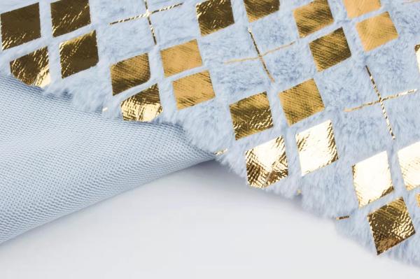 Recycled Velvet Upholstery Bronzing Embossing Damask Fabric Woven Velvet Light Pink Blanket Fabric 100% Polyester Tricot Fabric