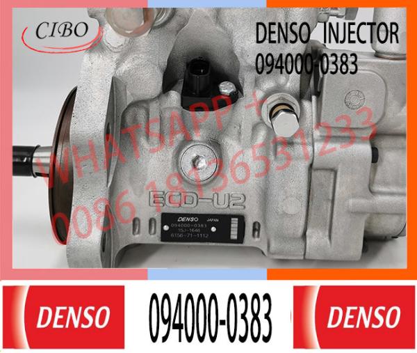 Pompe d'injection diesel de plongeur de pompe du moteur pc450-7 de pompe à essence d'excavatrice 6156-71-1112/094000-0383