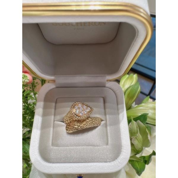 Luxurious 18K Gold Diamond Ring HK Setting He Perfect Accessory For Special Occasions