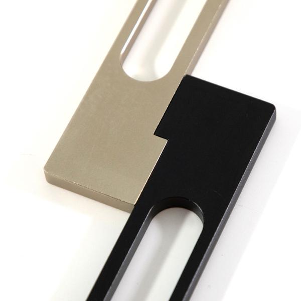 ручек мебели 220mm ручки двери кухонного шкафа алюминиевых черные сползая