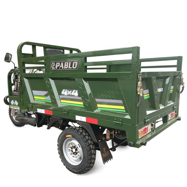 150cc Cargo Motor Tricycle 3000kg Load Capacity 1700x1250mm