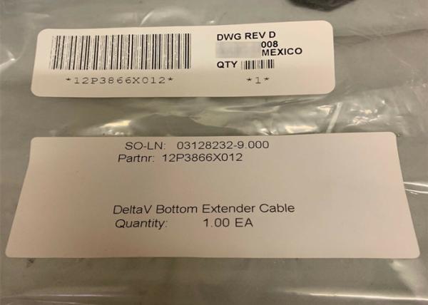 Emerson DeltaV BUS EXTENDER CABLE KJ4002X1-BF2 12P3866X012 ASSEMBLY BOTTOM 4FT NEW