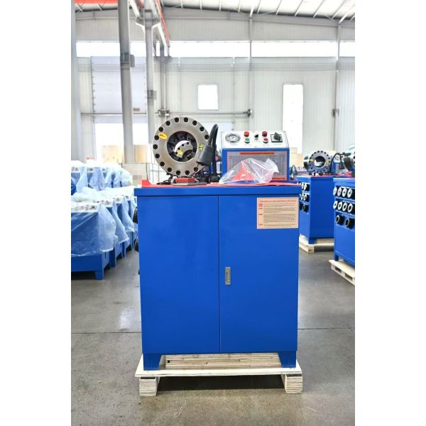 2 Inch 600T Rubber Hose Crimping Machine Higher Model Green Color 220v/240v/380v/415v Voltage With 6-51mm Crimping Range And 10 Interchangeable Dies