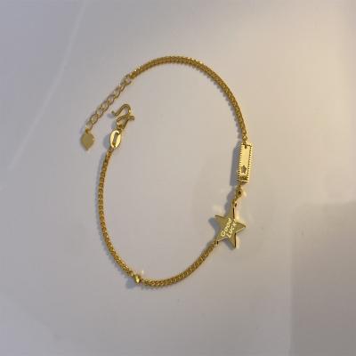 Sophisticated 18K Solid Gold Heart Bracelet