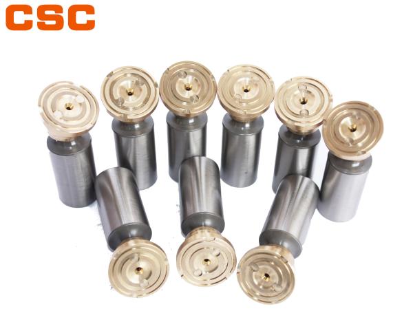 Pistón original para SK130-8, diámetro de 20m m, longitud total de 59m m, longitud de Kawasaki K7V63 de la columna de 35m m