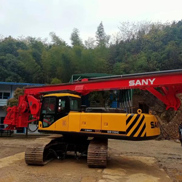 Shacman SR150 Refurbished Rotary Drill Rig Second Hand Borewell Machine 18432mm