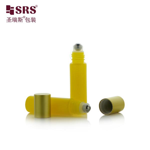 Glass Roll on Bottle with Metal Ball Leak Proof Design Color Customization Available