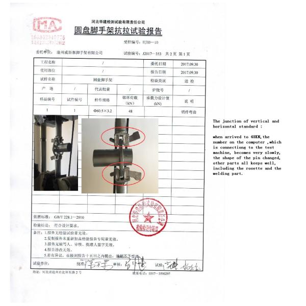 7.5-10 мм толщиной 48/60 мм стальной кольцевой замок эстафеты розетки