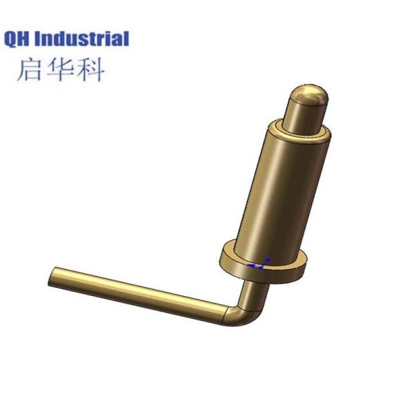 1-3A Spring Loaded Magnet Connector Right Angle Male Female Data Transmissioin Power Charge Pogo Pin Connector