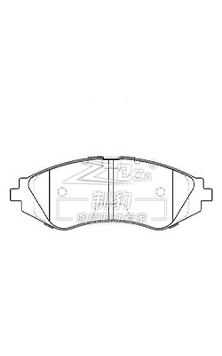 Буик Эксел, керамическая тормозная панель, D1035,96405129, F