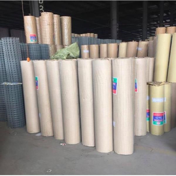 25m 30m Galvanized Welded Metal Wire Mesh Rolls 1/4 inch 8 inch Aperture